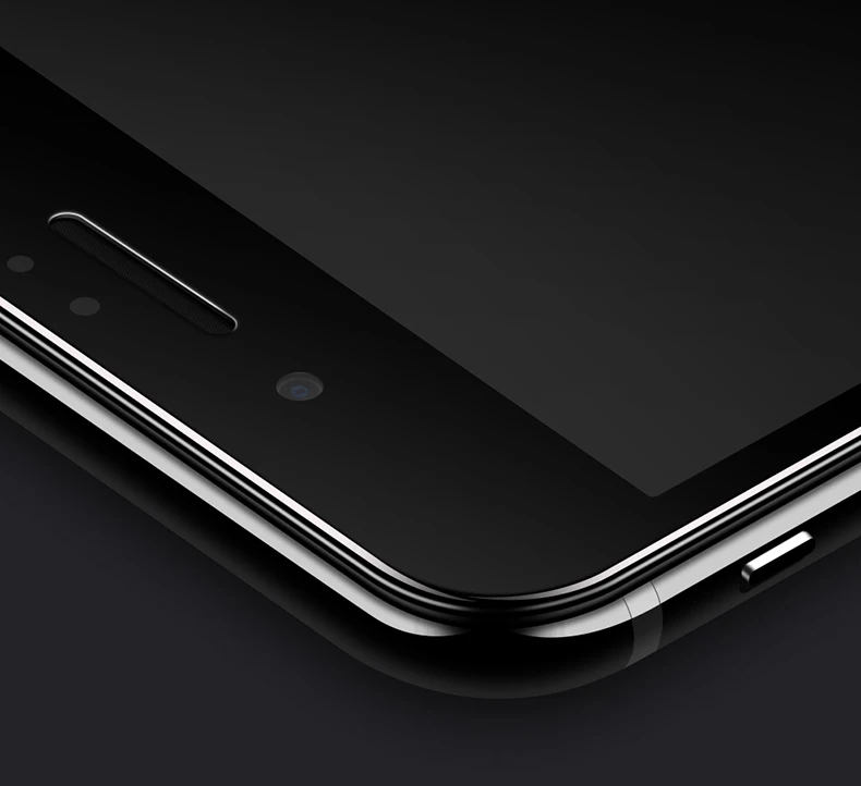 5D закаленное стекло с закругленными краями для iPhone 6 6s Plus 7 8, защитное стекло на весь экран для iPhone 8 7 Plus X
