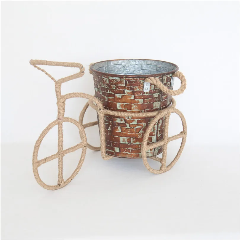 bike and bucket Деревенский новорожденный Железный кровать классический новорожденный Pail реквизит для фотосъемки детское фото гнездо студия съемки реквизит детский душ подарок - Цвет: bike and bucket
