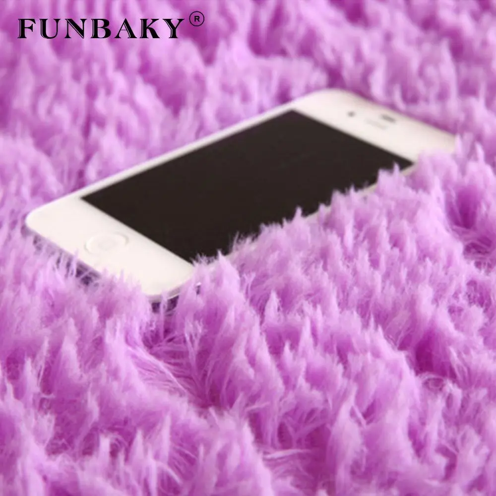 FUNBAKY 40*60 см цветной Нескользящий Впитывающий Коврик из микрофибры для ванной комнаты, коврик для ванной