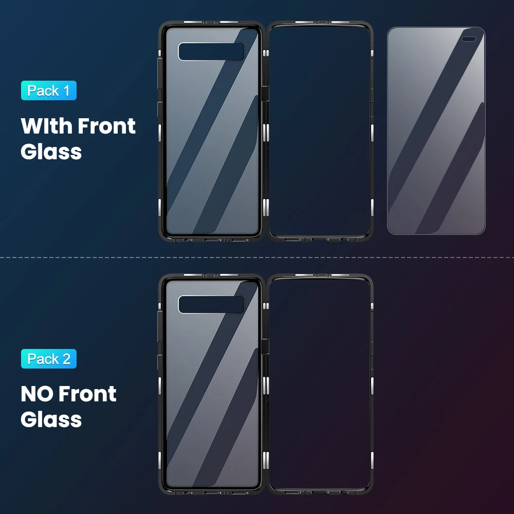 Металлический магнитный чехол GETIHU для samsung Galaxy S10 Edge S9 S8 Plus Note 9 8 S7 мобильного