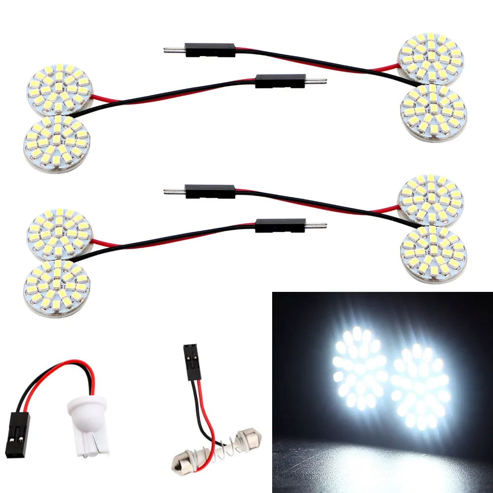 100 шт./лот DC 12V 1206 44 SMD автомобильный внутренний купол свет яркая лампа для чтения