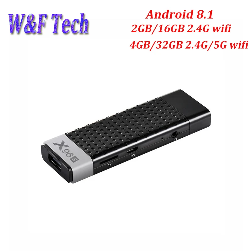 X96S Мини ПК Amlogic S905Y2 4 ядра Android 8 1 ТВ Dongle Гб оперативной памяти 32 встроенной 2 4G/5.G Wi Fi