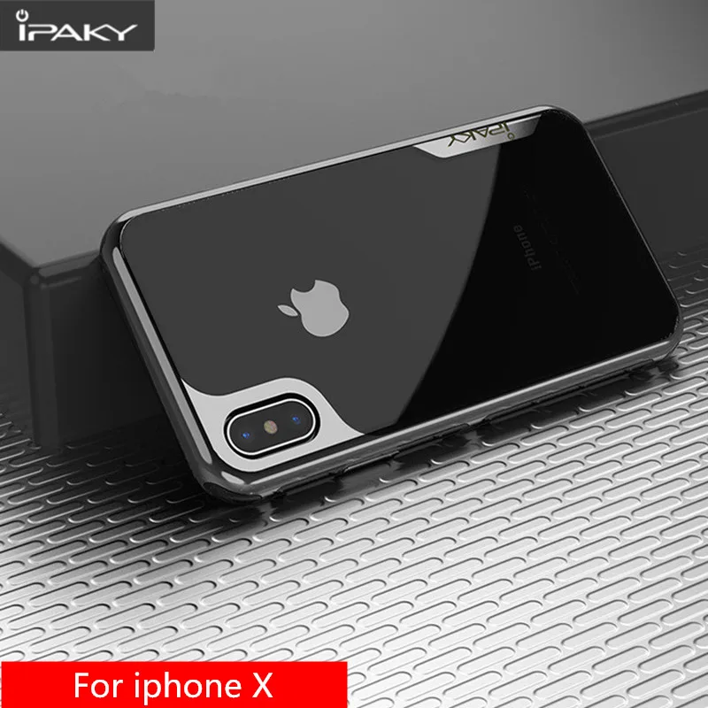 Чехол для iphone XS max, Роскошные Металлические прозрачные чехлы для Apple iphone X XS max XR 10, защитный чехол для телефона