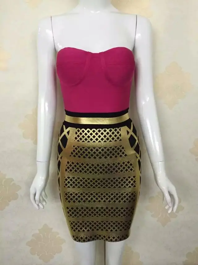 Без бретелек с открытыми плечами желтый красный черный золотой синий без рукавов