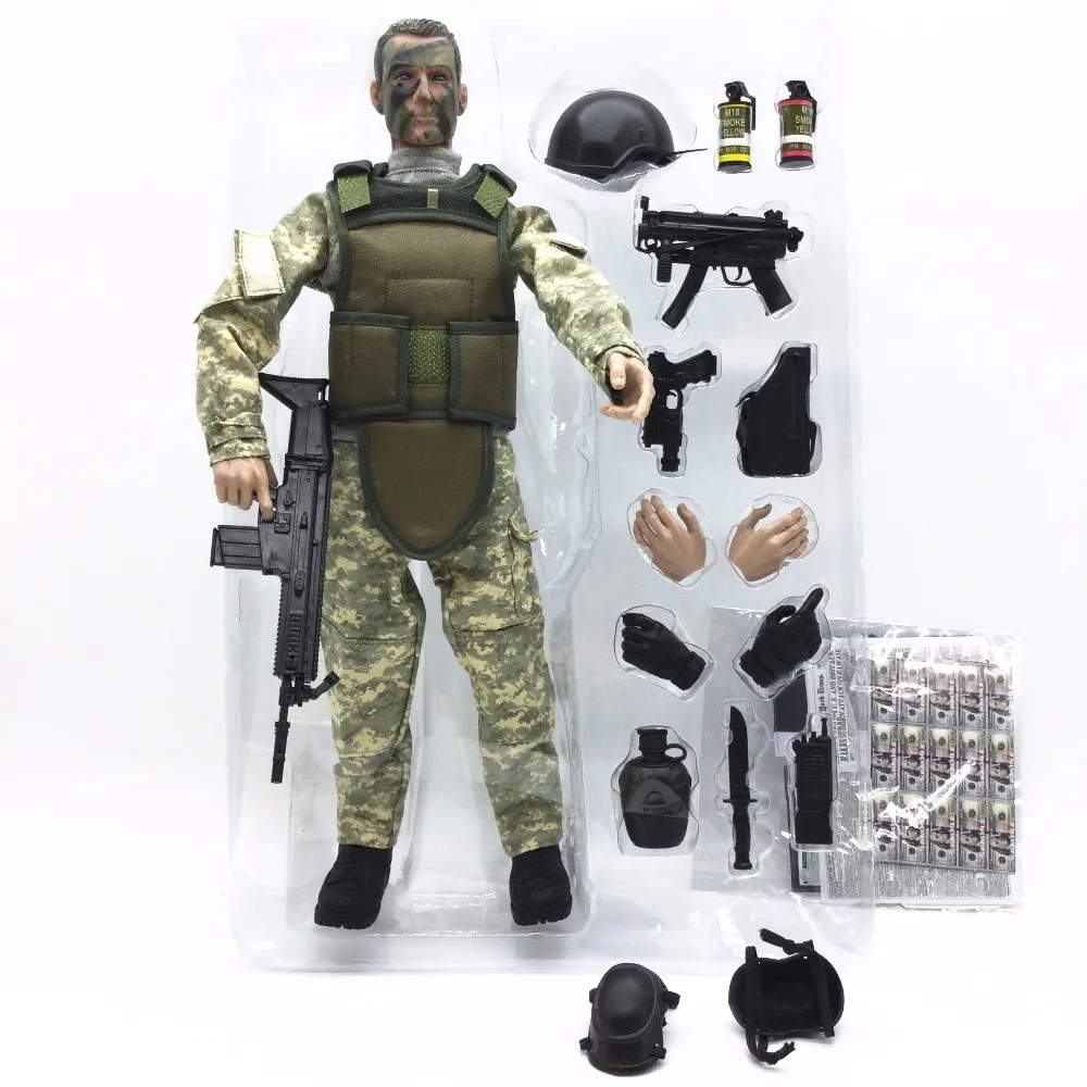 Экшн-фигурка спецназа PATTIZ 1/6 12 дюймов модель игрушки военная армия боевая игра