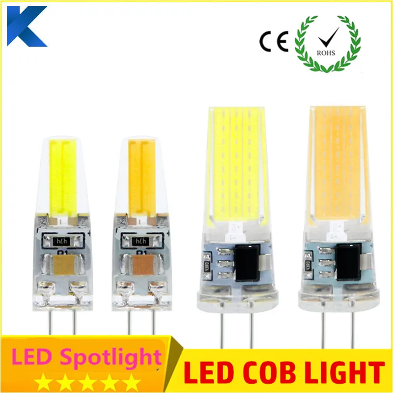 10 шт./лот светодиодная G4 лампа AC/DC 12V 220V затемнения 6 Вт 9 COB SMD LED освещение свет