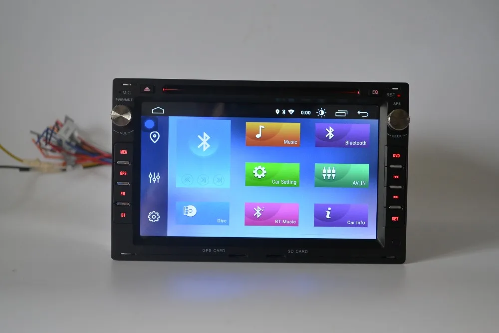 " Android 9,1 Автомобильный gps навигатор для Volkswagen VW Golf B5 T4, 3g, wifi, руль, сенсорный экран, карта