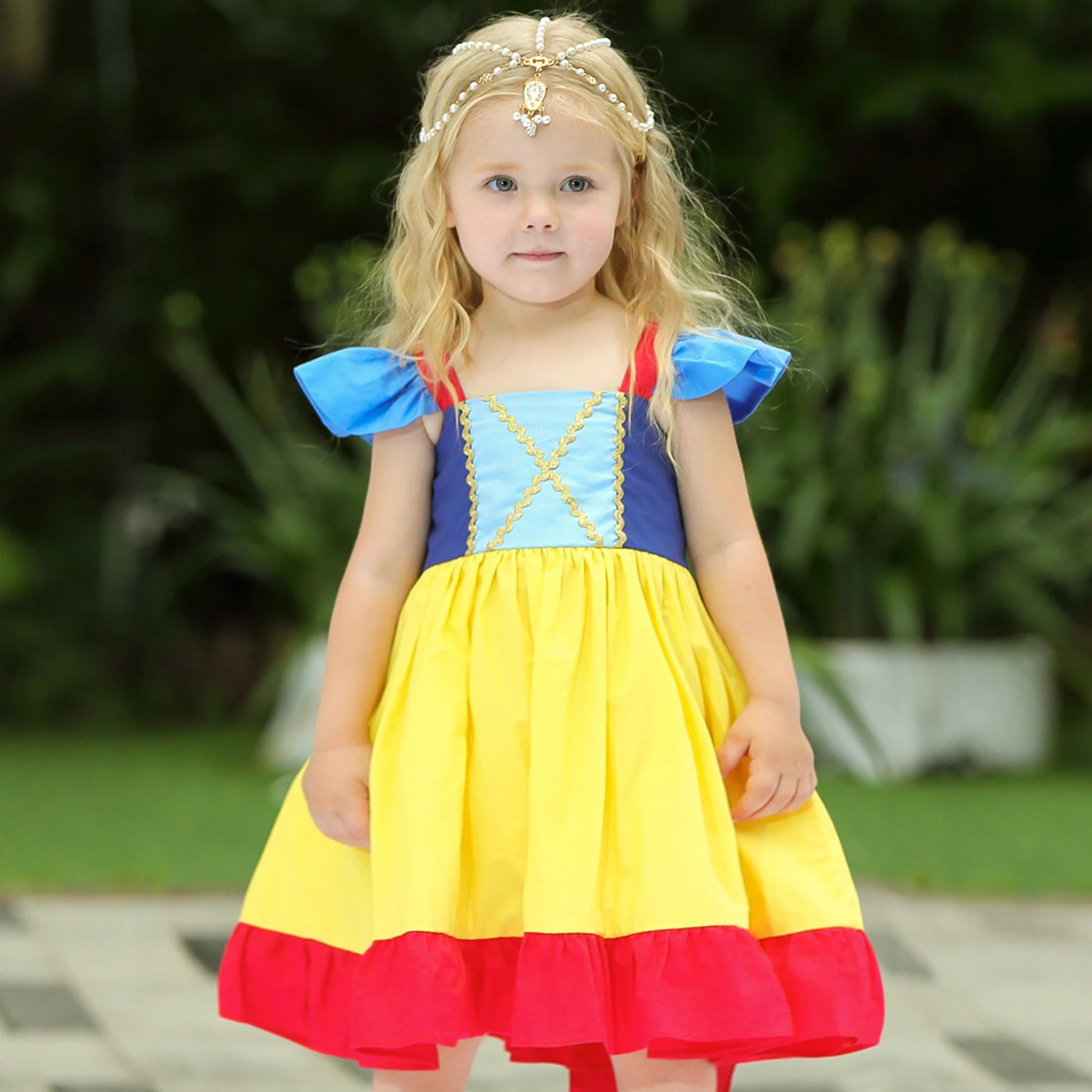 Infant Baby Girls Princess Dresses Kids Cosplay Costume Halloween Clothes Toddler Party Role-play Dress for Girl | Детская одежда и