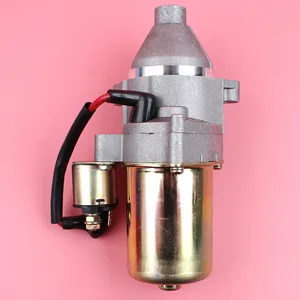starter motor with solenoid for honda gx340 gx390 11hp 13hp gx 340 390 188f 190f 4 stroke lawn mower engine part free global shipping