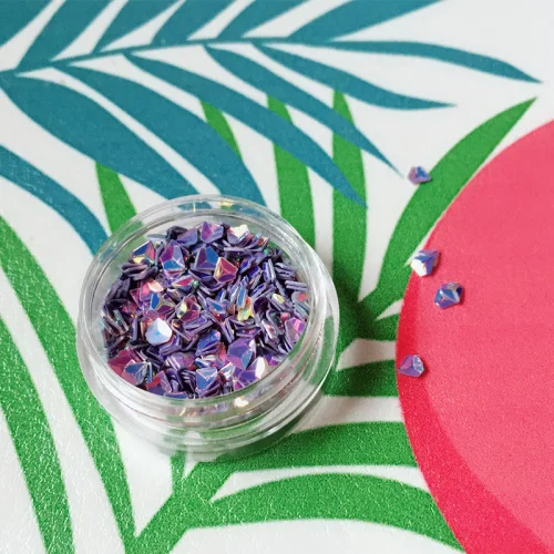 purple DIY Bling 3D Алмазная слизи мини красочные бусины разных цветов пенополистирол пенопластовый наполнитель Бисер Блестки поделки - Цвет: purple