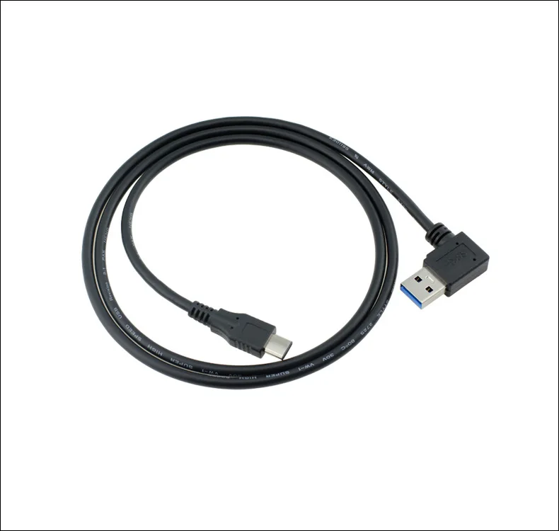 5 Гбит/с В 2 А 90 градусов левый и правый угловой USB 3 0 к 1 кабель стандарта C м фута для
