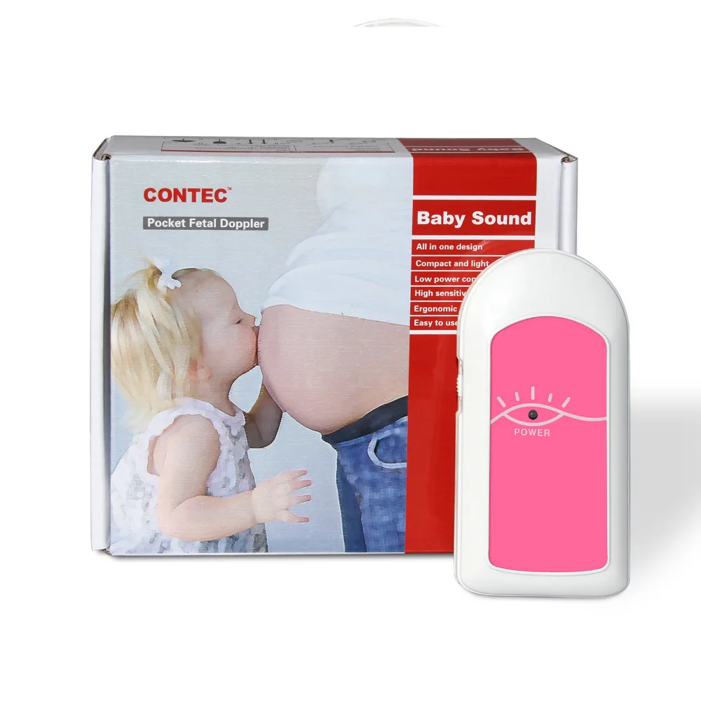 COTEC BABYSOUND A-lcd дисплей пренатальный эмбриональный допплер, детский монитор сердечного ритма+ Бесплатный гель