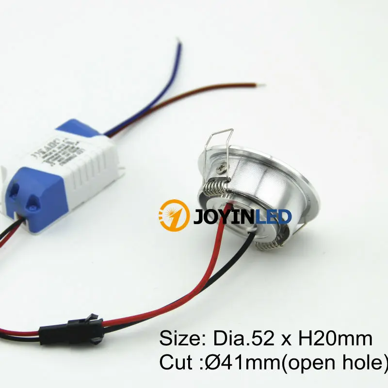 Светодиодный прожектор 3 Вт 1*3 высокой мощности с регулируемой яркостью