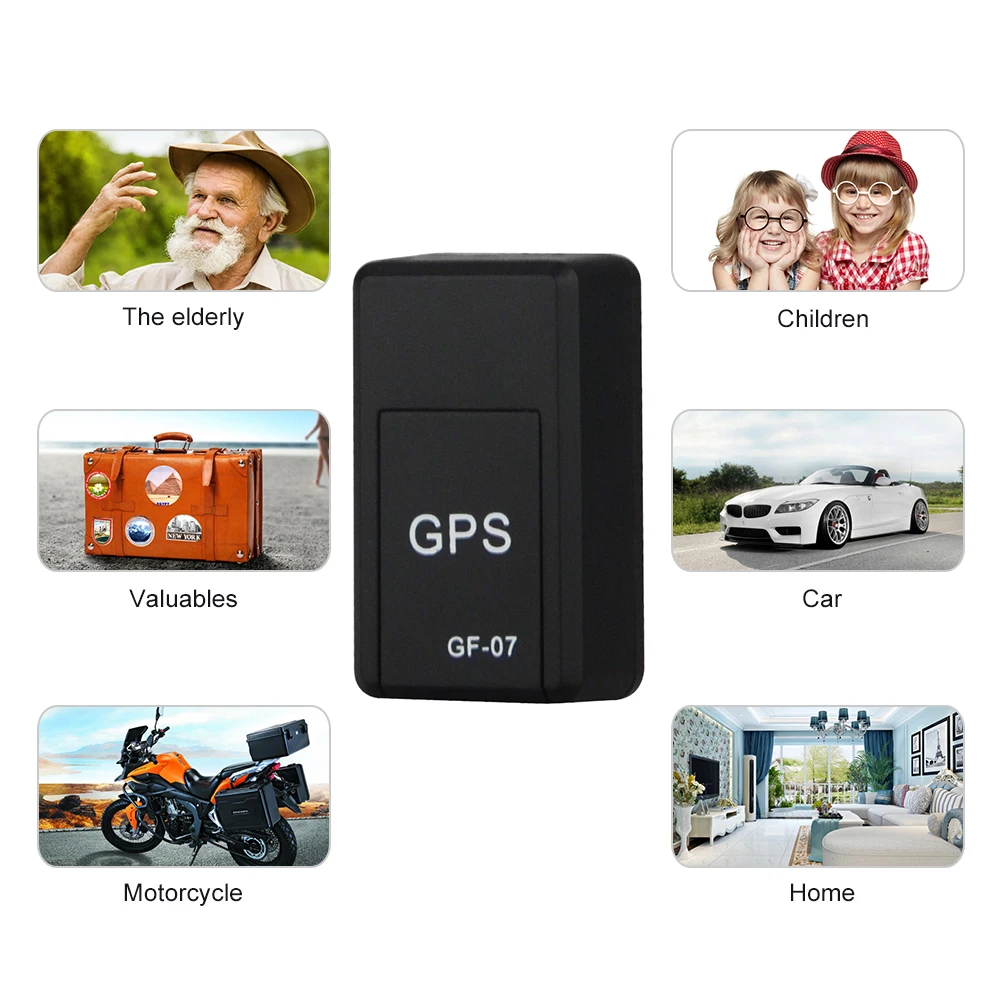 GF07 GSM GPRS GPS локатор мини персональный мощный магнитный трекер устройство слежения