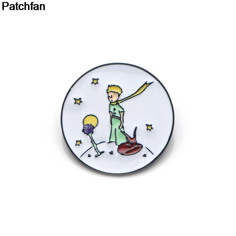 Patchfan Маленький принц одежда с рисунком лисы из цинкового шпильки para рюкзак
