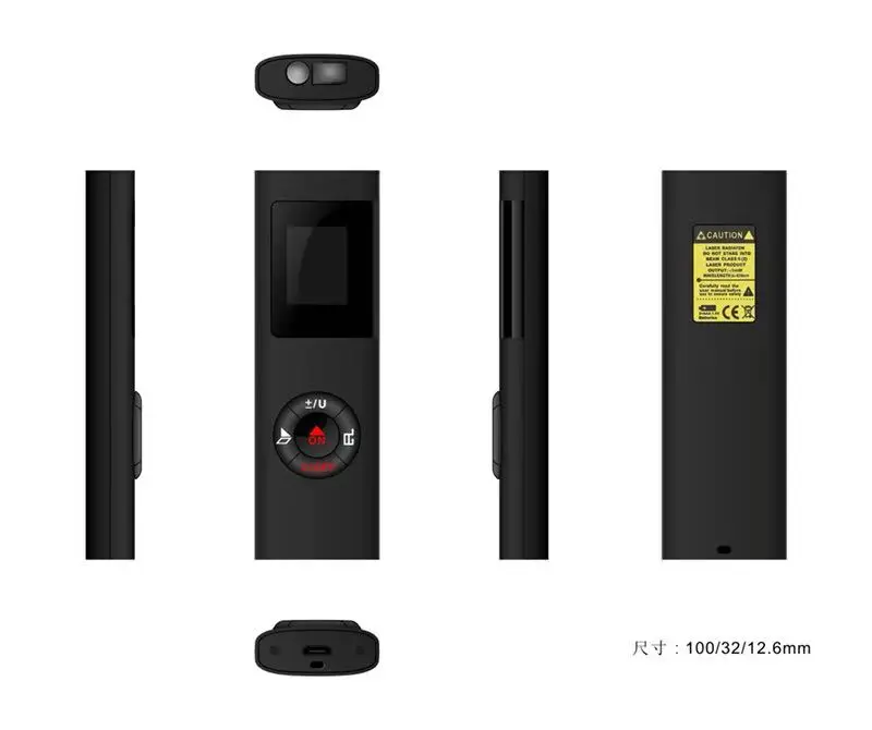Лазерный дальномер цифровой лазерный измеритель расстояния с USB зарядкой на 30/40 м