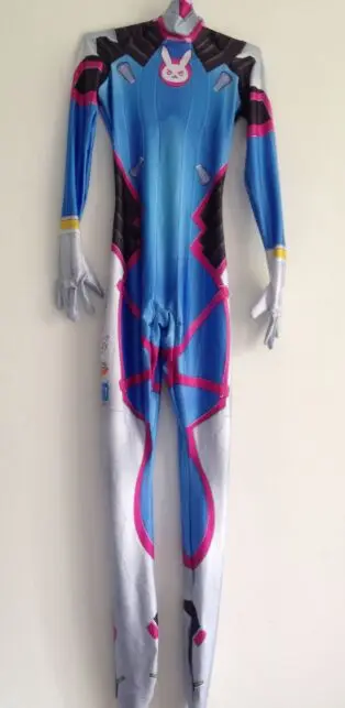 Style 1 Дешевые сексуальные D. VA DVA Косплей Костюм лайкра спандекс зентай боди Хэллоуин вечерние обтягивающий костюм 2 стиля - Цвет: Style 1