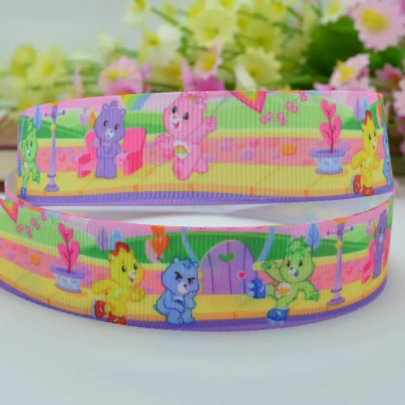 DUWES 7/8 &quot22 мм 2 5 10 20 50 ярдов Миньоны мультфильм печатных grosgrain ленты волос лук DIY