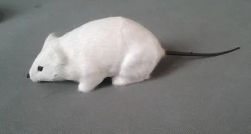 

artificial white mouse model polyethylene&furs 15x7cm handicraft home garden decoration gift a2140