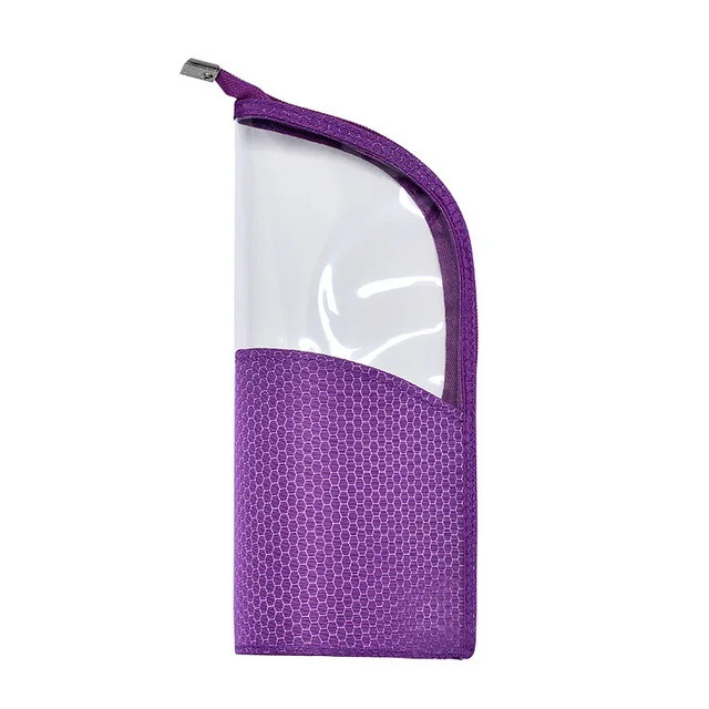 Purple Cosmetic bag SEREQI держатель для кистей для макияжа, органайзер, водонепроницаемый, ПВХ, для косметики, для макияжа, для хранения, Дорожный Чехол, косметичка(розовый - Цвет: Purple Cosmetic bag