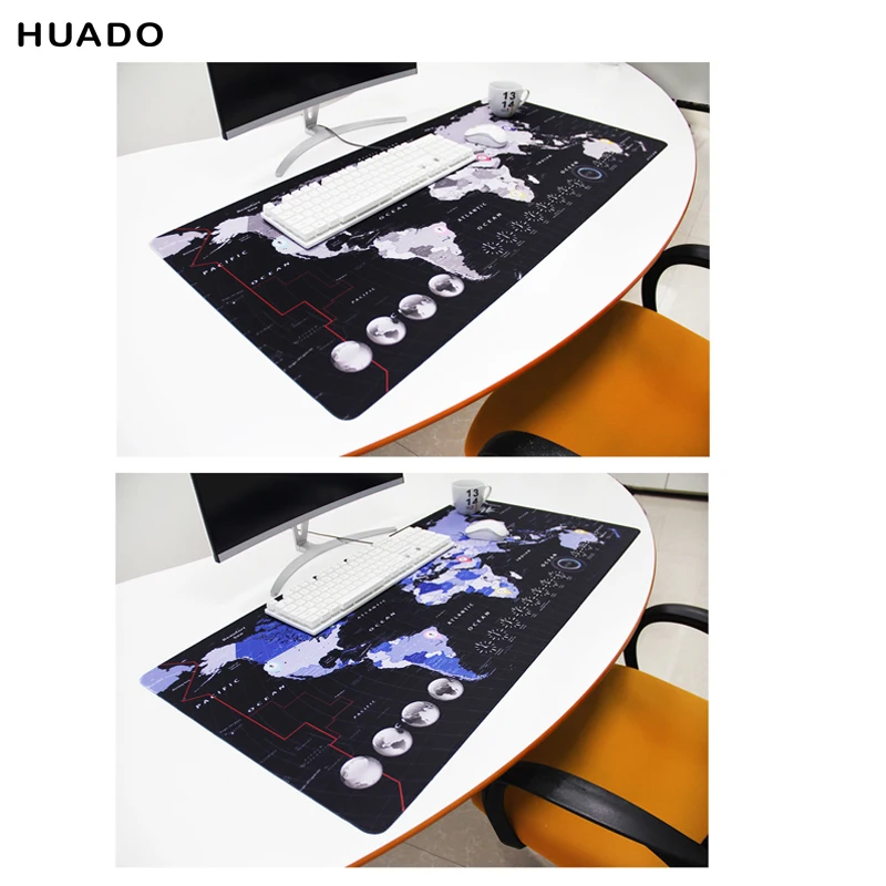 Игровой коврик для мыши с картой мира резиновый скоростных клавиатур Настольный