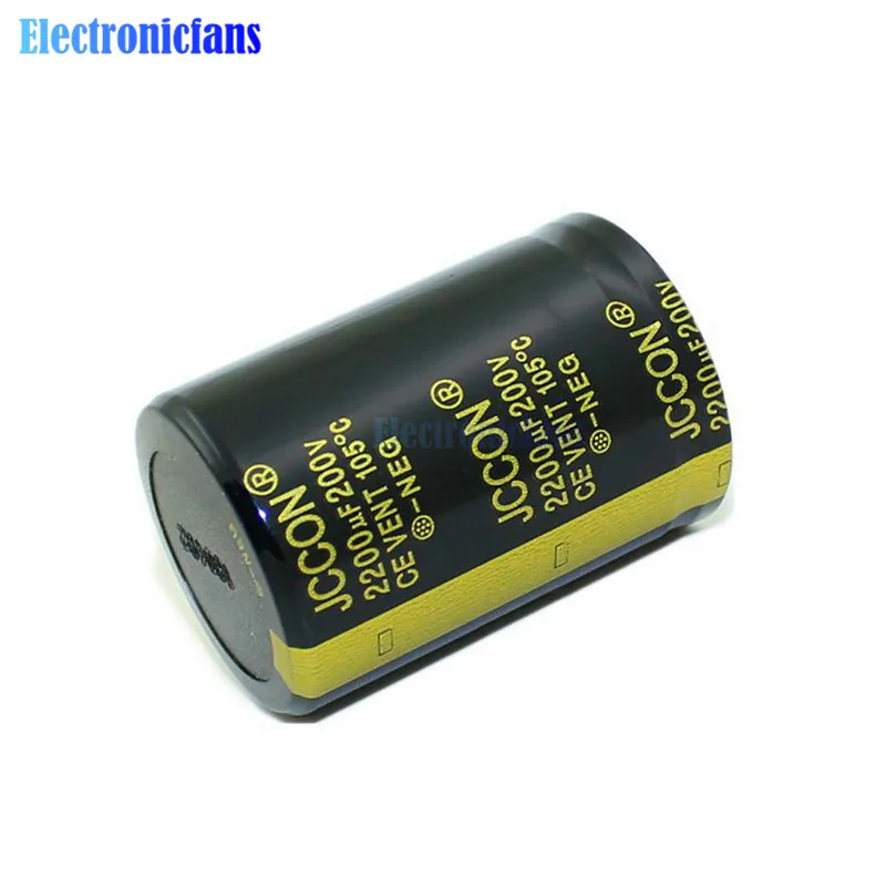 Diymore алюминиевый электролитический конденсатор 200V 2200uF 35X50mm 200V2200uF 35*50mm