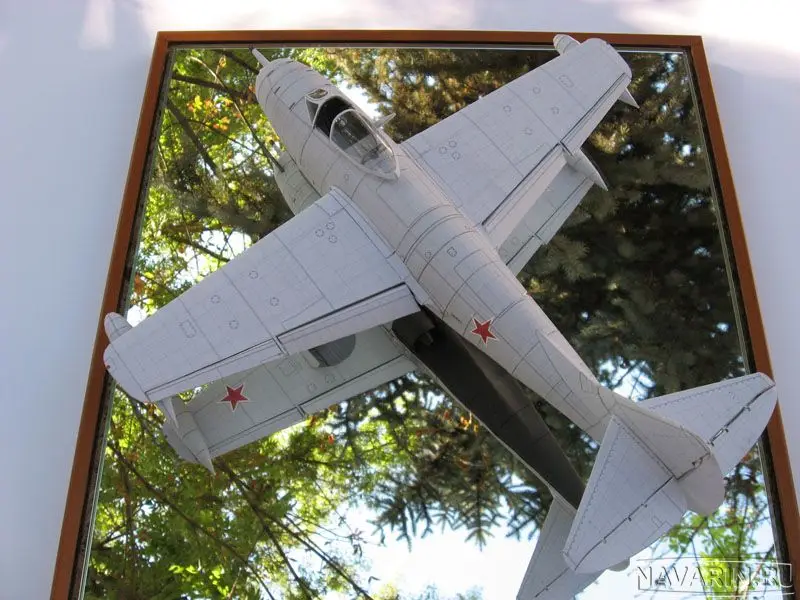 Высококачественный Набор бумажных 3D моделей бывшего Советского Союза MIG 9 fighter