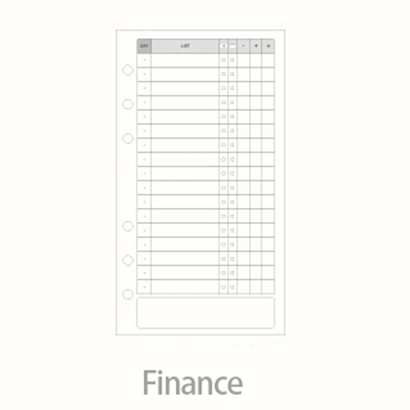 Finance Горячая А5 бизнес ручной работы Войлок планировщик вкладыш путешествия Обложка Блокнот Журнал-дневник защелкивающийся бандаж на пуговицах - Цвет: Finance