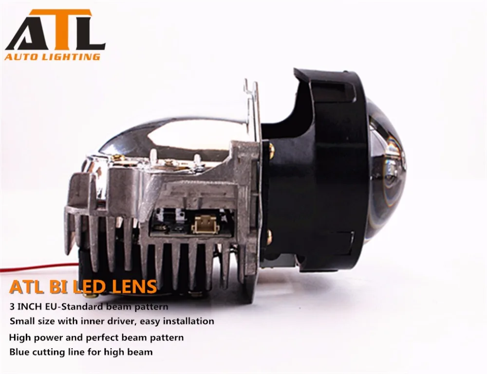 2pcs BI LED Projector Lens Headlight Retrofit All in one Car Headlapm 6500K 4800LM 35W | Автомобили и мотоциклы