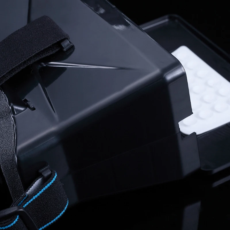 Черные картонные 3D очки виртуальной реальности VR фильмы игры с резиновым