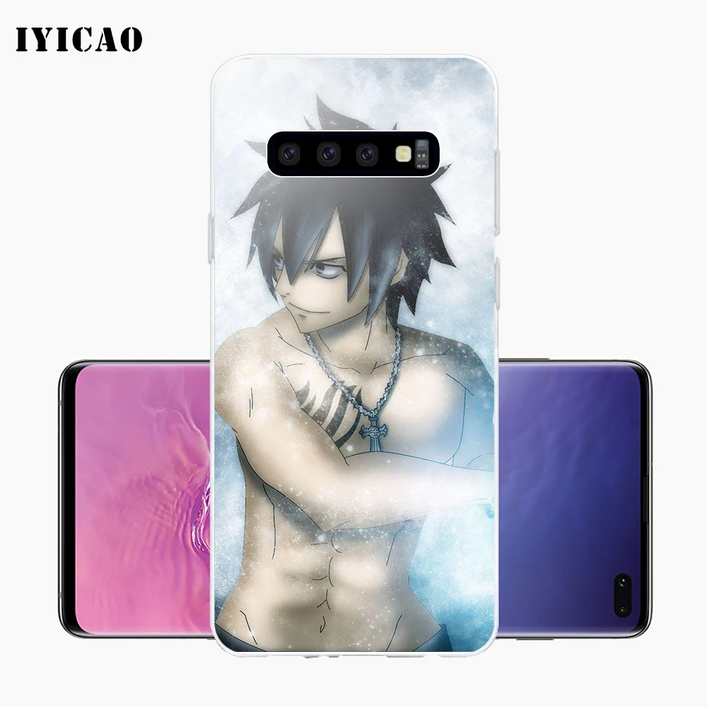 IYICAO серый мягкий силиконовый чехол для Samsung Galaxy S10e S10 S9 S8 Plus S7 Edge TPU|Чехлы-накладки| |
