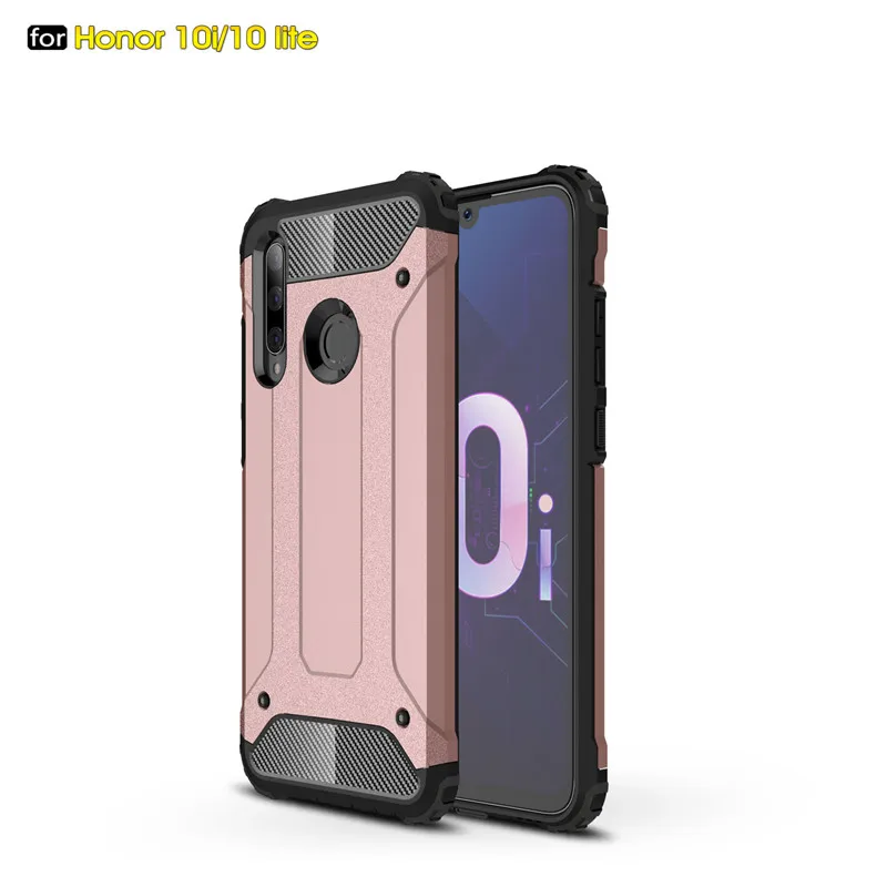 For Huawei Honor 10i case cover funda New Luxury Shockproof bumper protect HRY-LX1T back coque |