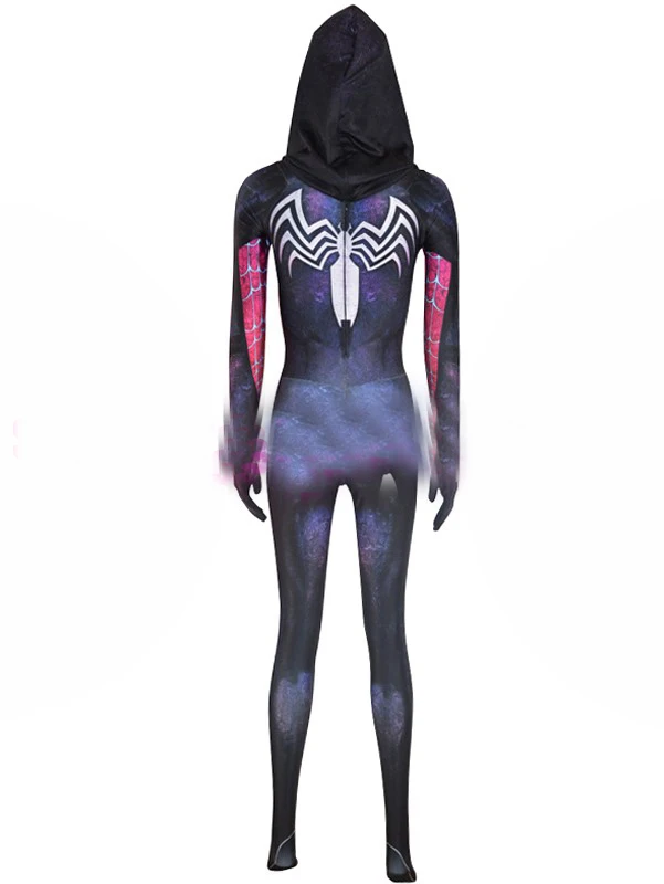Gwinom костюм для косплея woder Woman zentai боди Symbiote Gwen Stacy Костюм Супергероя человека