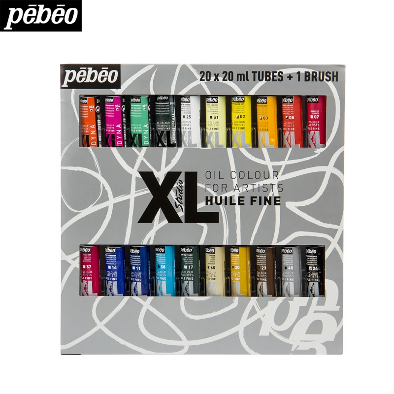 20 colors Трубчатый 20 мл масла Краски ing комплект пигмент для начинающих рук Краски красители покрытие товары для рукоделия изделия 10/12/20 Вт, 30 Вт, цвет кисти - Цвет: 20 colors
