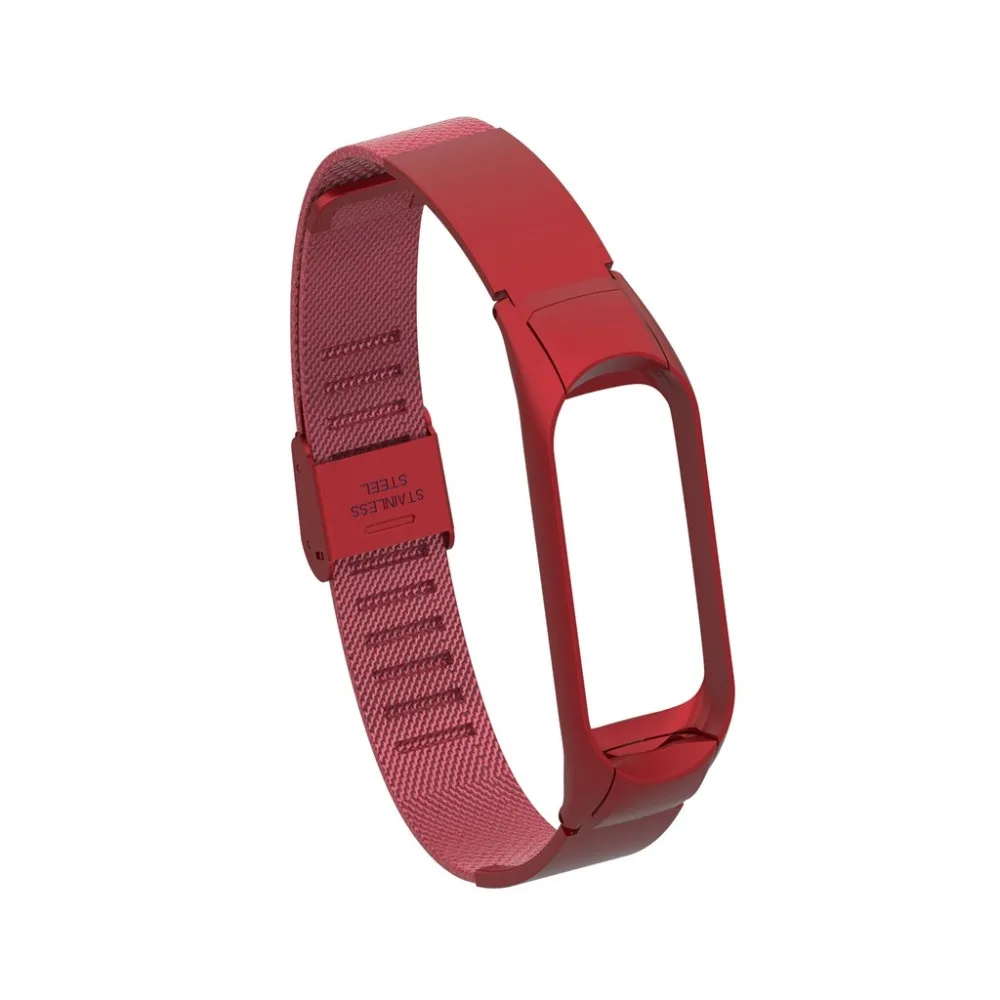 Роскошный ремешок на запястье для Xiaomi mi Band 3 xiomi xaomi mi band Band3 mi lanese Магнитный петля металлический браслет на запястье ремешки