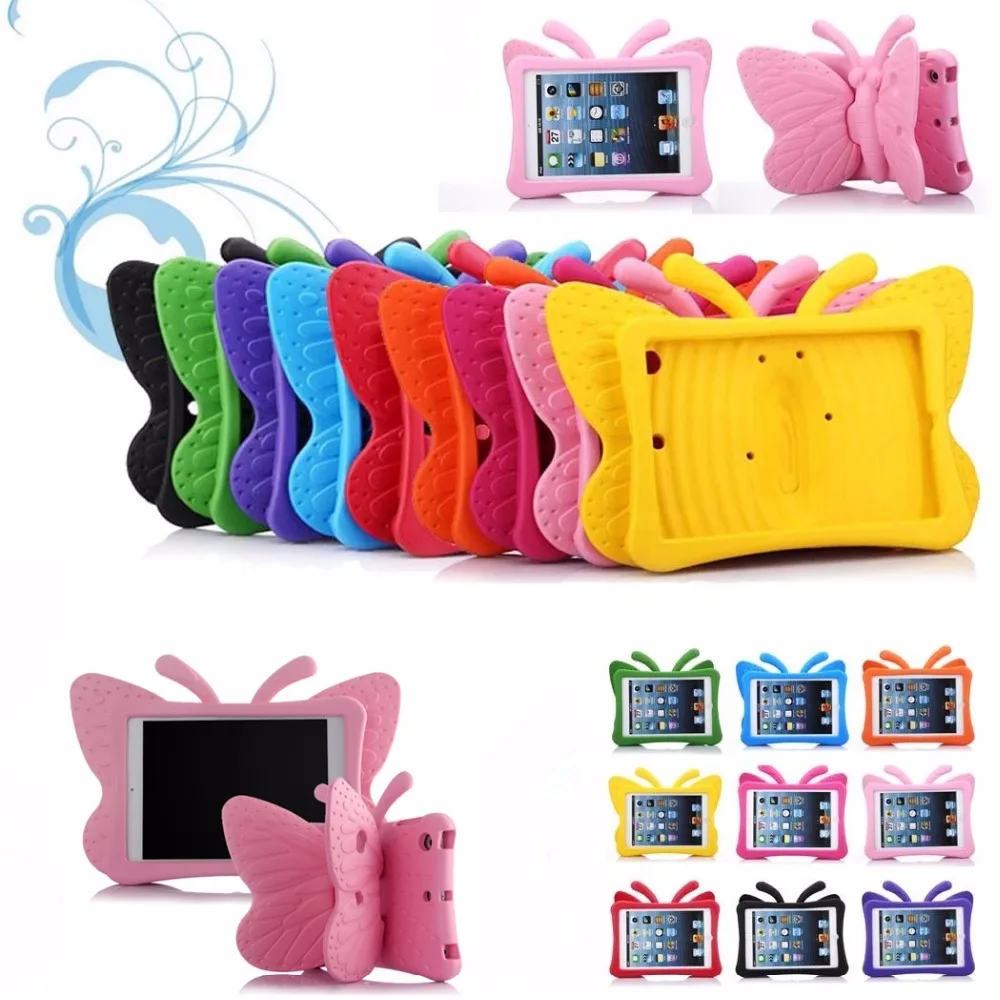Детский ударопрочный чехол с бабочкой из ЭВА для iPad mini3 пенопластовая мягкая