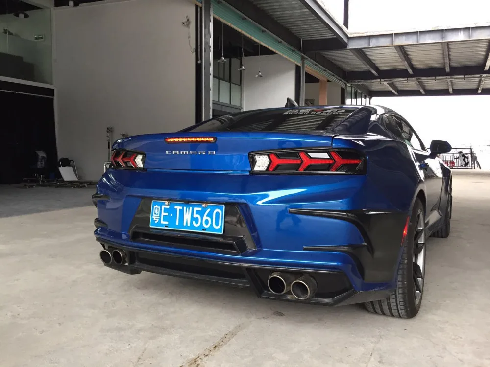 OUMIAO автомобильный Стайлинг для Chevrolet Camaro задние фонари светодиодный задний фонарь светодиодный DRL+ тормоз+ Парк+ сигнальный стоп-сигнал