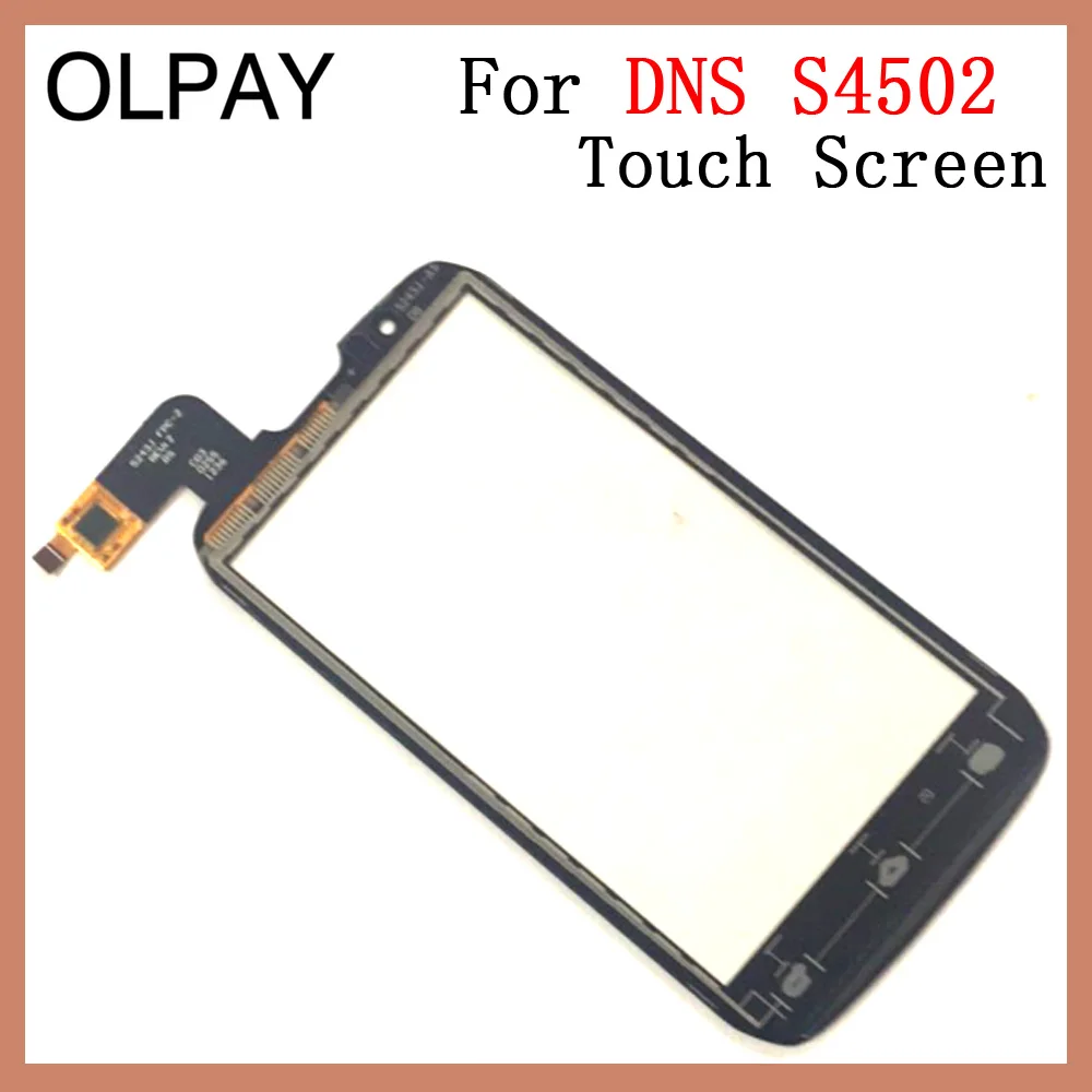 OLPAY 4,3 ''мобильный телефон для DNS S4502 S4502M сенсорный экран стекло дигитайзер панель объектив сенсор инструменты Бесплатный клей+ салфетки