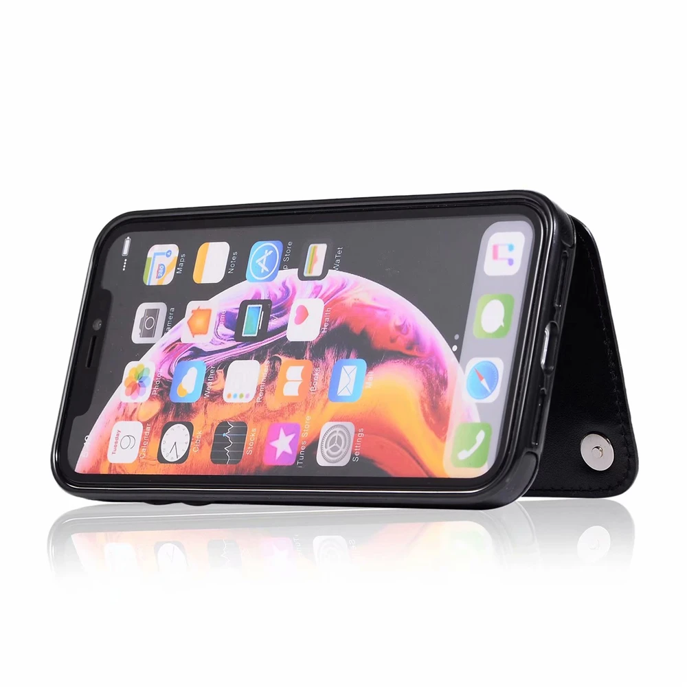 printing Retro PU Leather Case For iPhone 11 Pro XR XS MAX Multi Wallet Card Holder Flip 7 8 6 6s Plus |