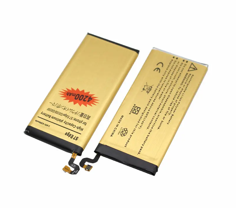 Ciszean 2x4200 мАч EB-BG935ABE батарея золотого цвета для Samsung Galaxy S7 Edge G9350 G935 G935F G935A G935V G935P G935T