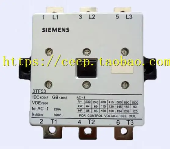 

100% Originla New 2 years warranty 3TF53 AC contactor 3TF5322-0XF0 3TF5322-0XM0 3TF5322-0XQ0