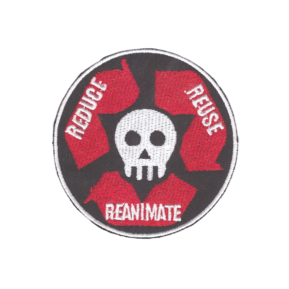 Вышитые нашивки aoneпатч для одежды многоразовые reanimate аппликация наклеек с