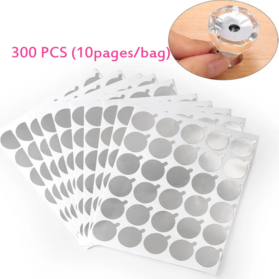 300pcs Glue Pad NEWCOME клей-держатель для наращивания ресниц, клей-стакан для ресниц, пластик для наращивания ресниц, клей-поддон в форме цветка, клей-кольцо для ресниц - Цвет: 300pcs Glue Pad