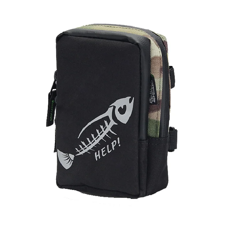 Красный NEW Fishing Reel Bag 1000D Oxford Cloth Handled Waterproof Anti Slip Portable Outdoor Storage Case Container For Line H3 - Цвет: Красный