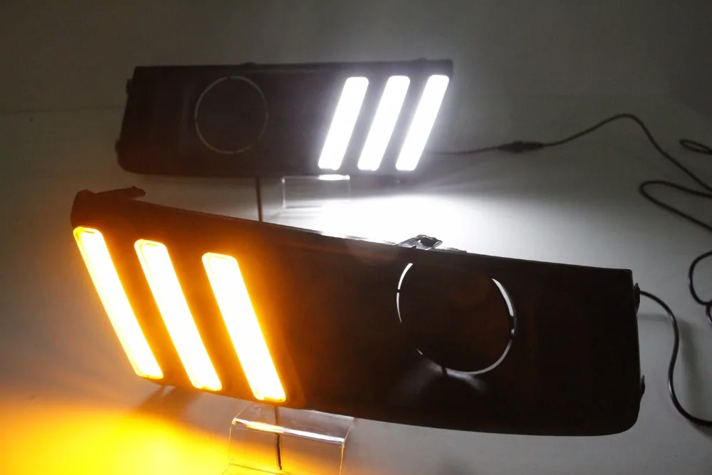 

Qirun led drl daytime running light for Suzuki vitara 2015-2017 with yellow turn signal,dimmer function and wireless control