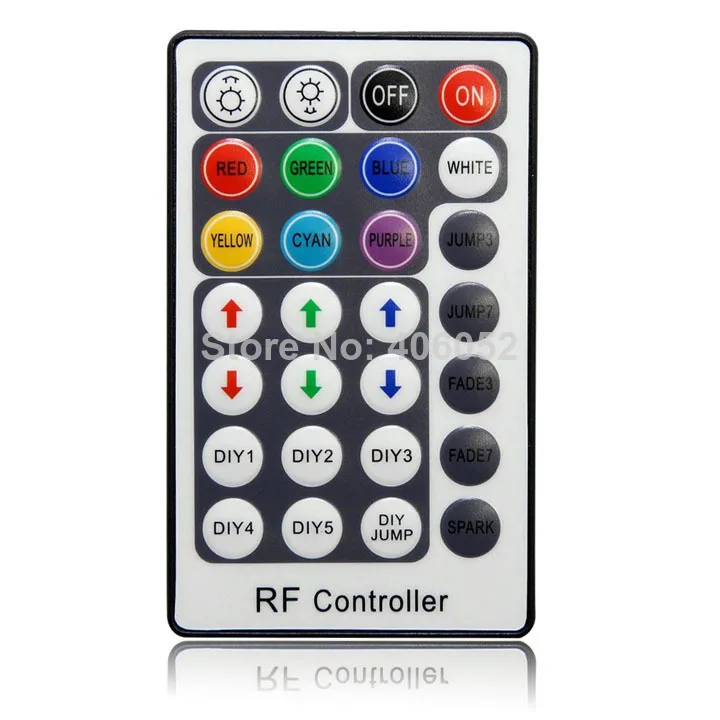 12A 28 клавиш РЧ пульт дистанционного управления RGB led контроллер постоянного тока 12