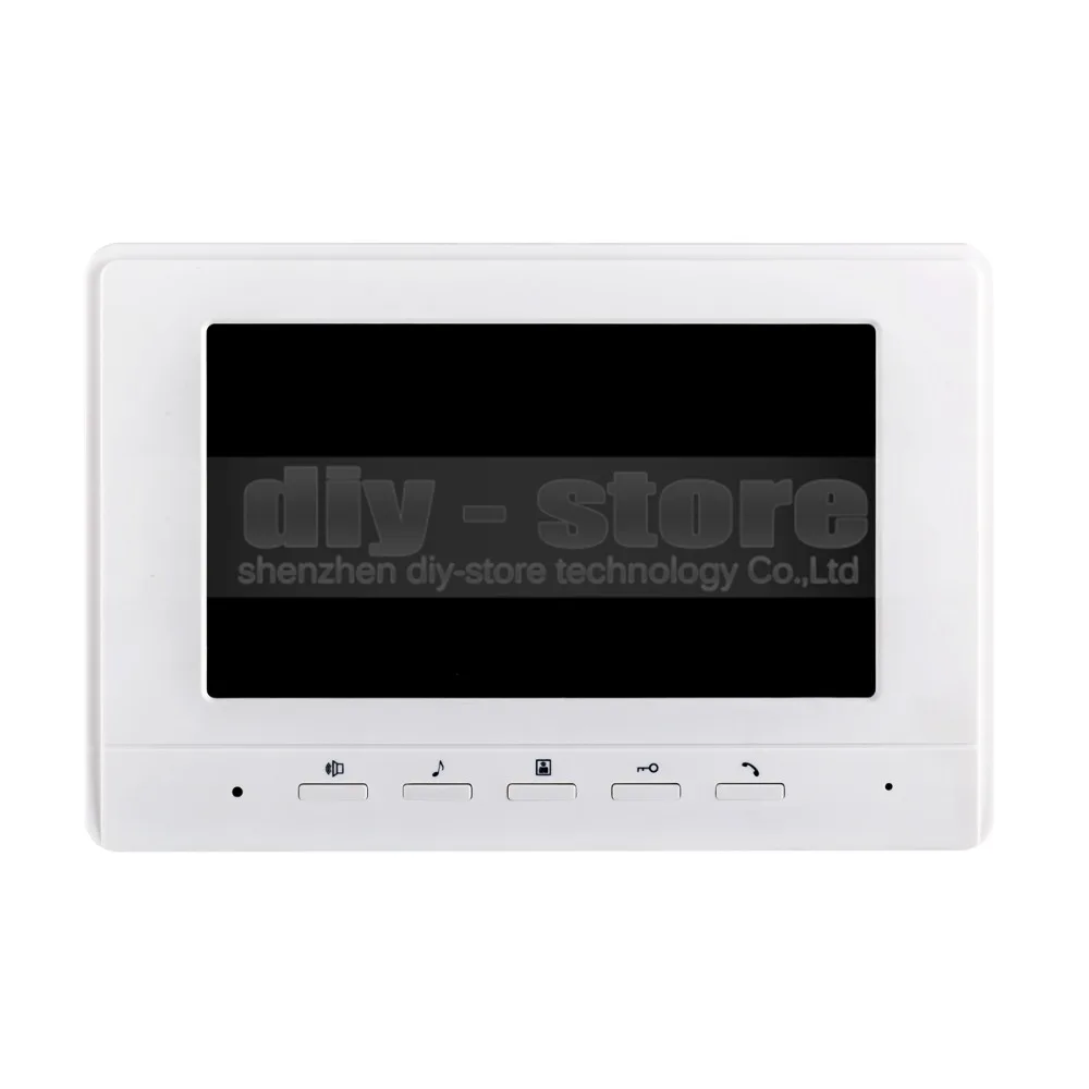 Diysecur 800x480 7 дюймов Видеодомофоны видео телефон двери 600TV линии ИК Ночное видение