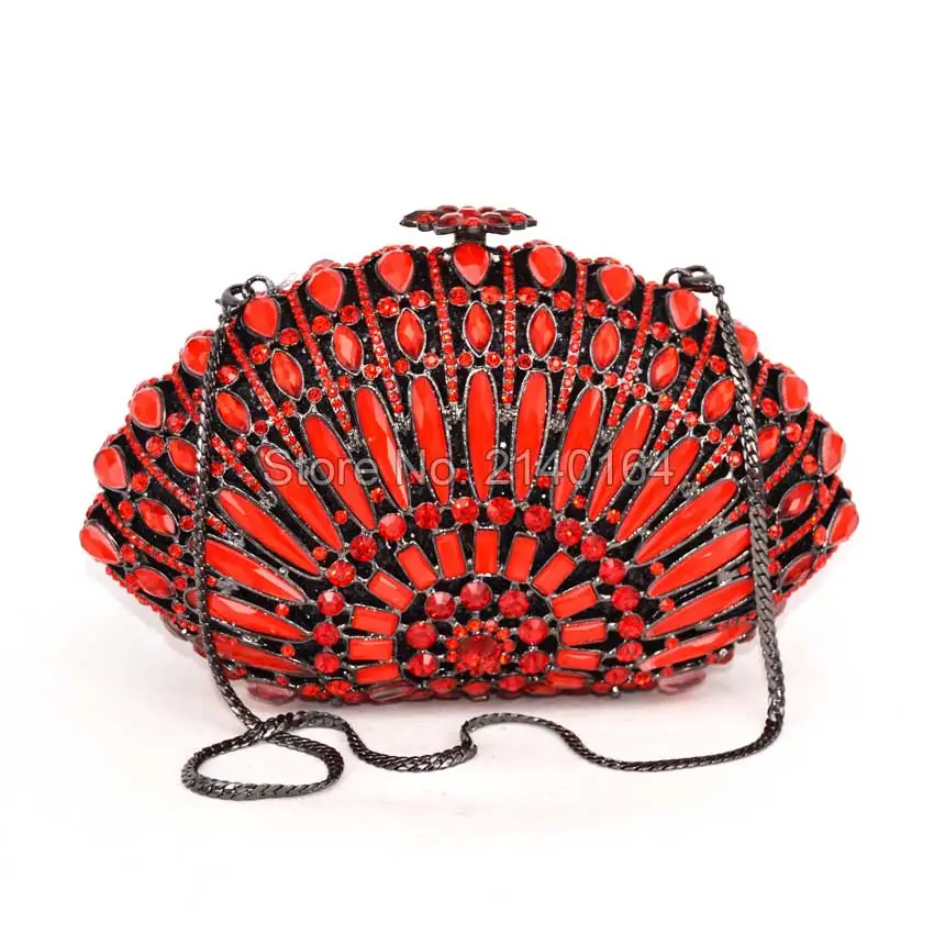 Красная подарочная коробка упакованная женская черная с покрытием вырезами