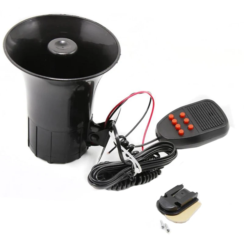 Van Truck Siren Loud Car Motor Motorcycle 12V 50W 115db Tone Wehicle Horn Auto Speaker Alarm CAR Accessory | Автомобили и