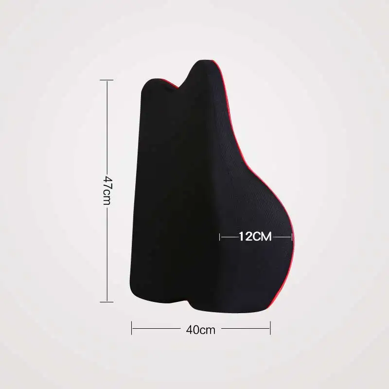 Memory Foam машинный Поясничный поддерживающий заднюю подушку для вождения автомобиля сиденья позвоночника поясная подушка с эргономичным дизайном автомобильные аксессуары